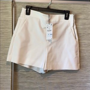 Zara White Shorts